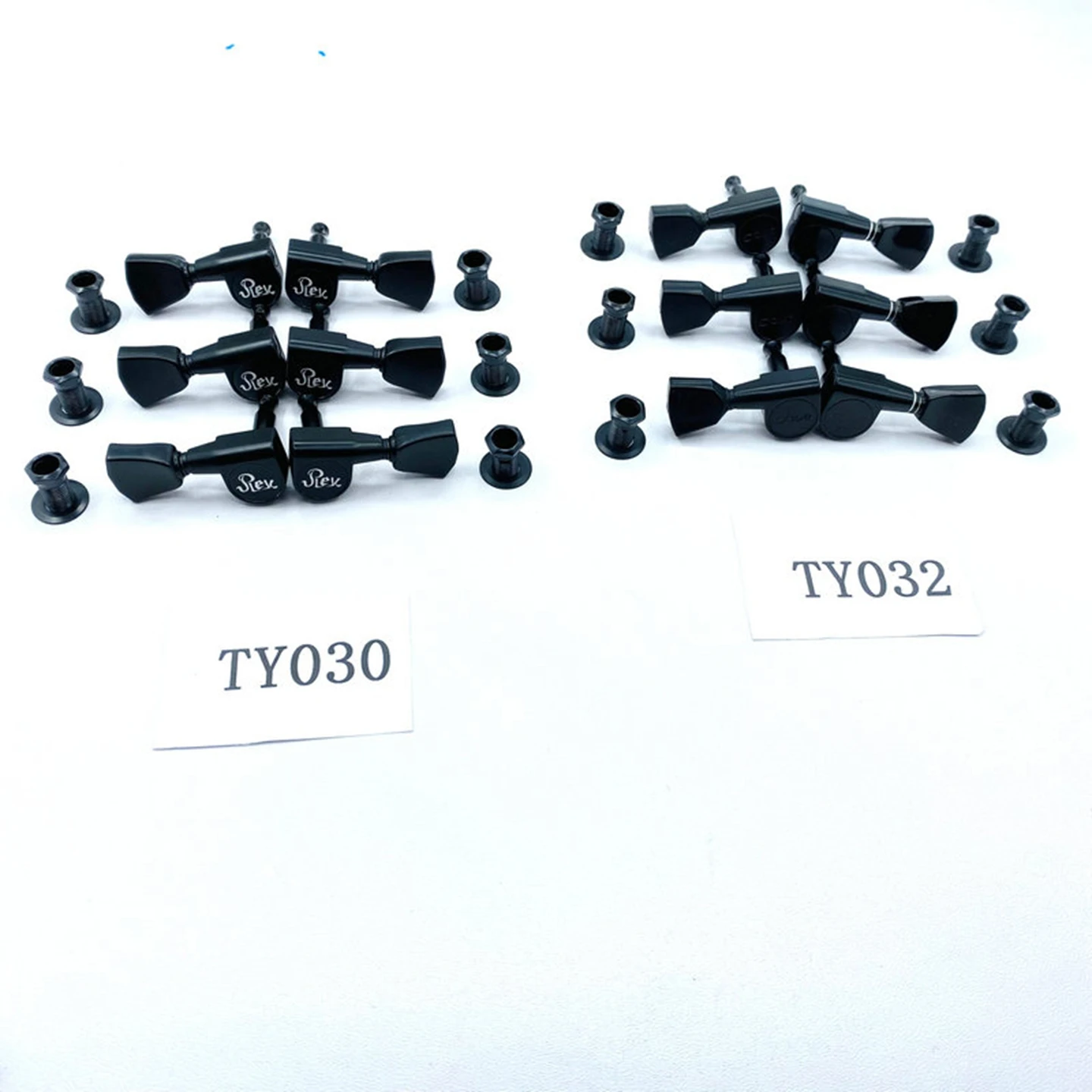 Sealed 10mm Guitar Tuning Pegs Machine Heads 3L3R Set Pointer Button Tuners for Acoustic Electric Guitar Replacement