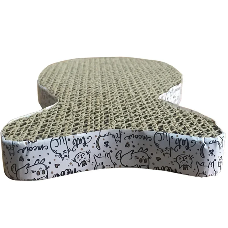 لعبة الحيوانات الأليفة لخدش القطط ، وسادة ورقية مضلعة هريرة ، مطحنة مخلب القط ، هريرة ، شكل فراشة ، ملحقات