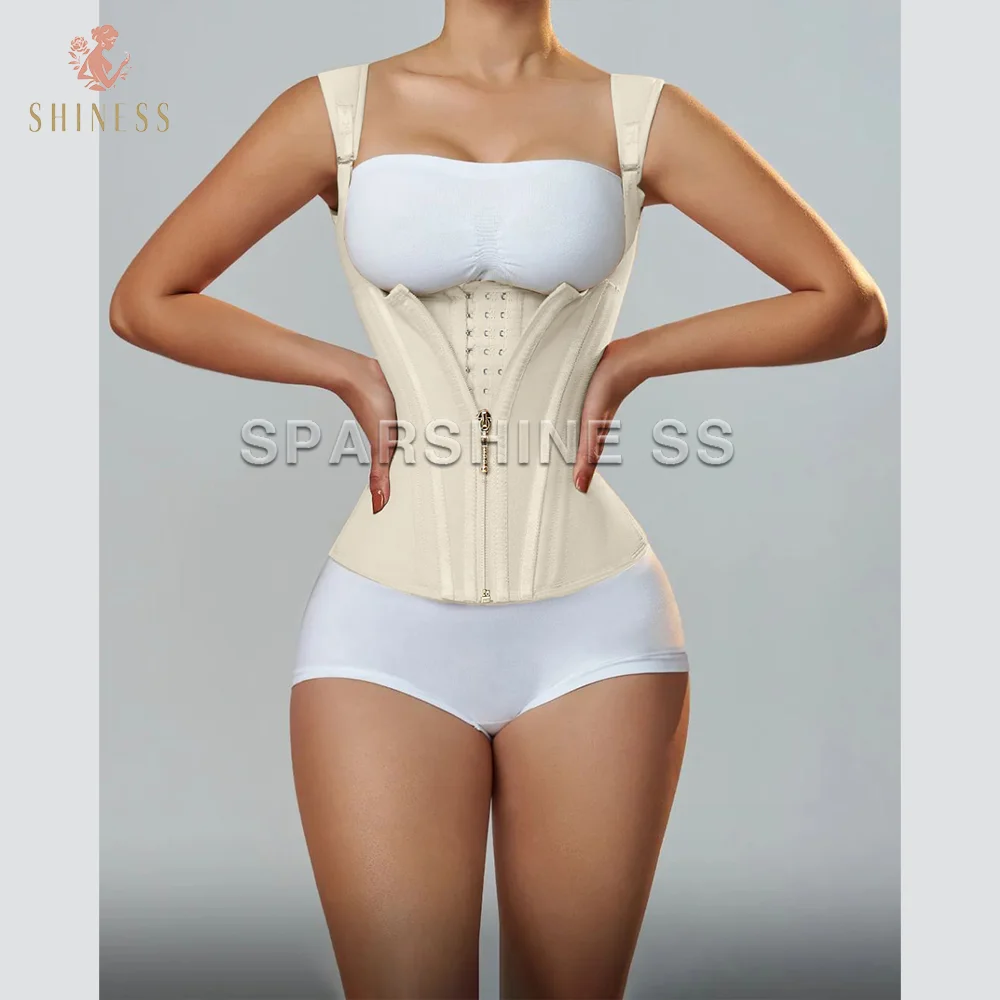 

Girdles for Women Double Compression Postpartum Binders Steel Bones Control Corset Hourglass Waist Trainer BBL Shaper Sexy Curve