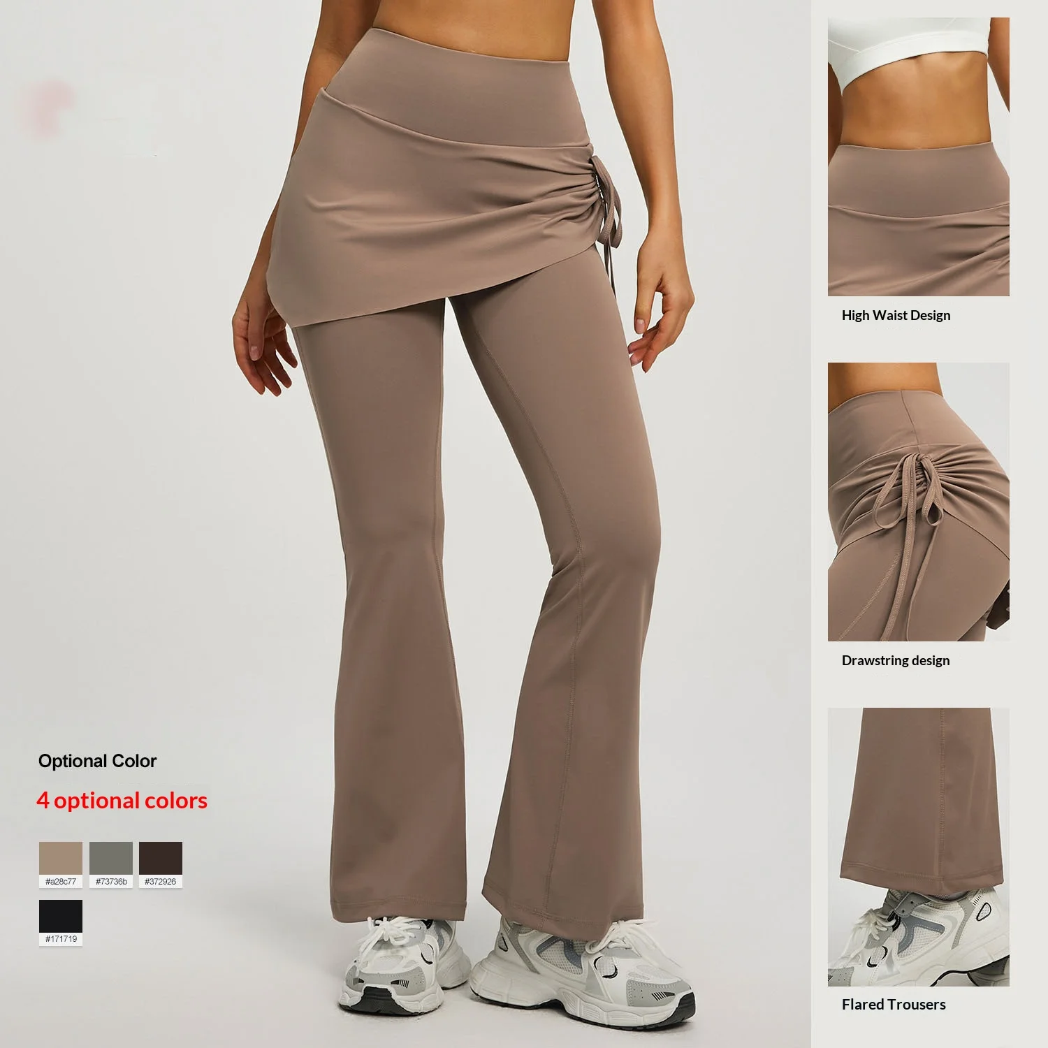 

Women's High Waisted Yoga Pants Leggings for Workout Casual Comfortable Activewear Straight-Leg Yoga Pants Running Sport Trouser