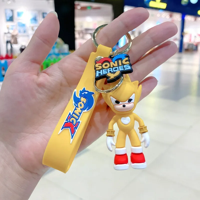 Cartoon Super Sound Mouse Cute Variable Speed Sonic Keychain Car Keychain Couple Bag Pendant Decoration Small Gift