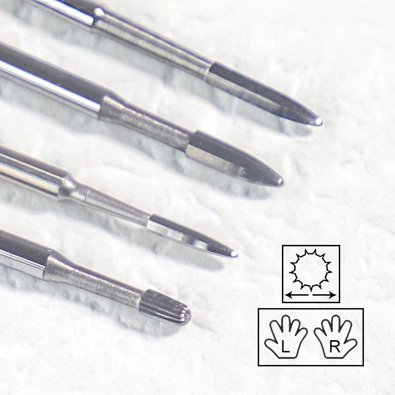 Ausverkauf! Fräser, Schleifwerkzeug, Nagelbohrer, Hartmetall-Nagelbit für Maniküre, Pediküre, Nägel, elektrische Nagelfeile, Zubehör, Werkzeuge 3/32" – Detail 1