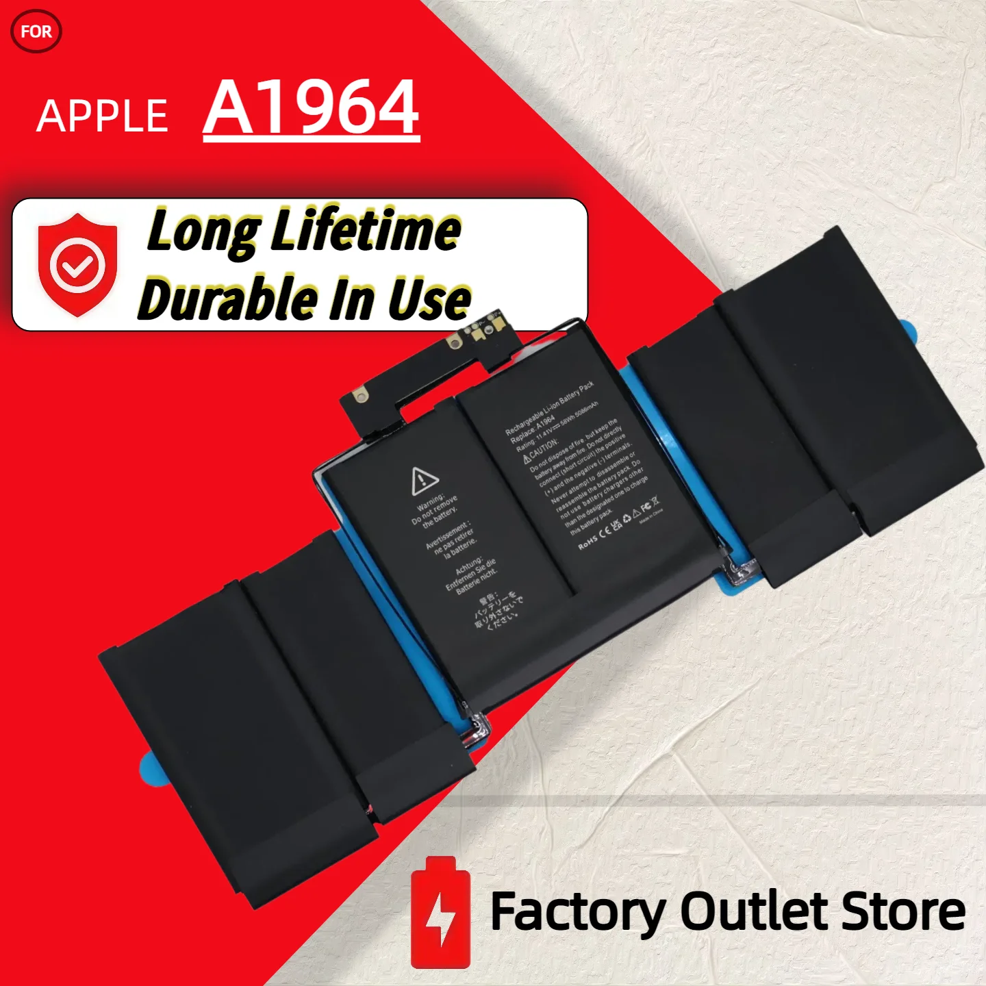 Wholesale And Retail❗❗❗ A1964 Battery For Apple MacBook Pro A1989 13