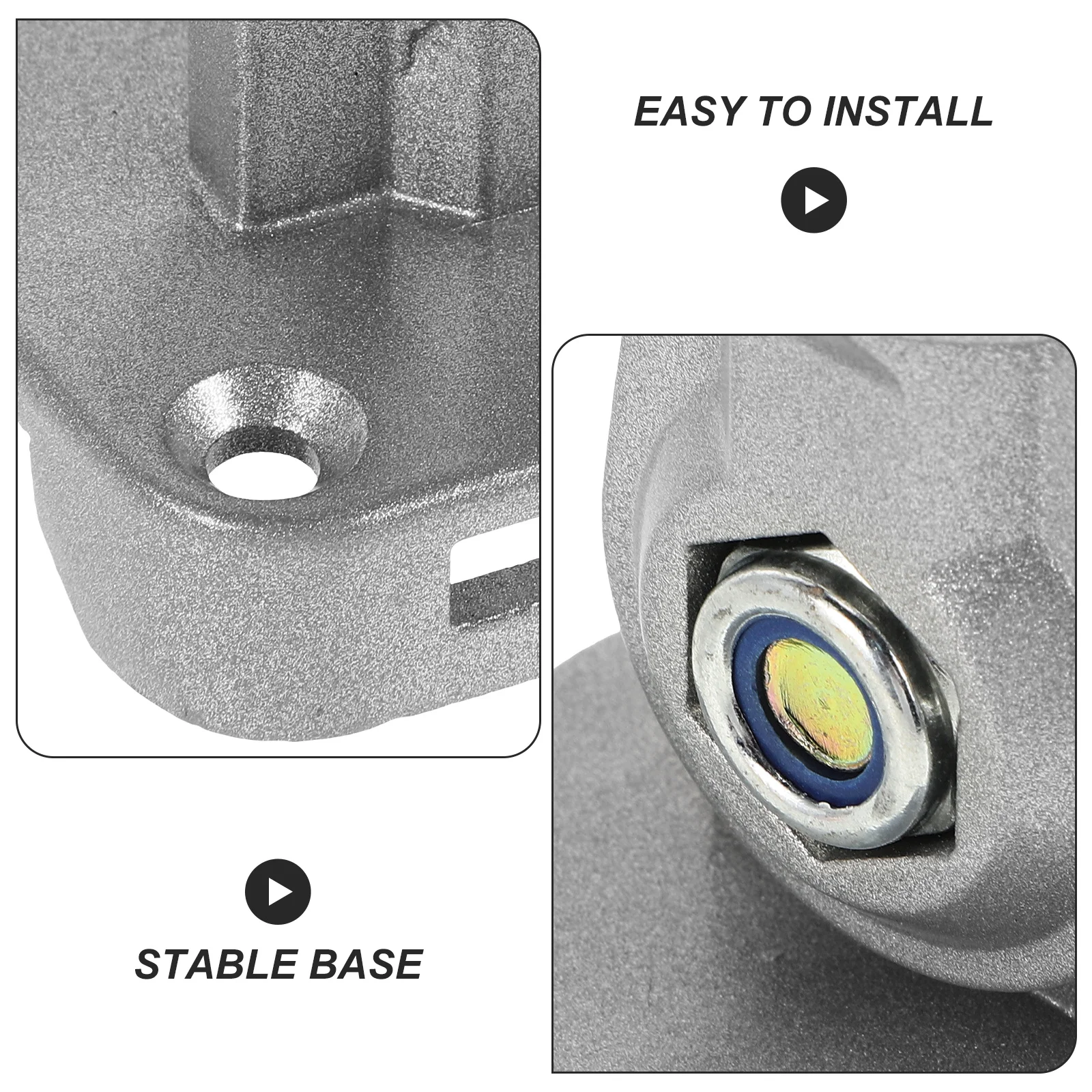 دعامة عمود علم قابلة للتعديل متعددة الاستخدامات للسيارات والمركبات الكهربائية شديدة التحمل في الهواء الطلق وقاعدة عمود العلم #4