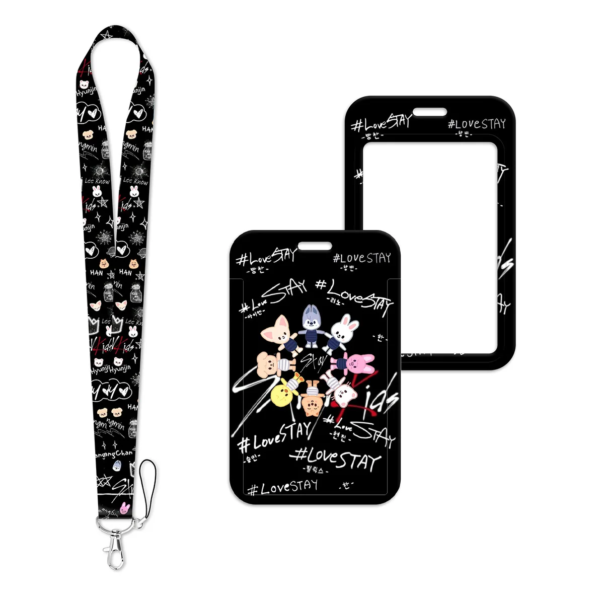 

Cute Cartoon Animals Lanyard Neck Strap Keychain ID Card Cover Badge Holder Mobile Phone Hang Rope Keyring Accessories Gifts