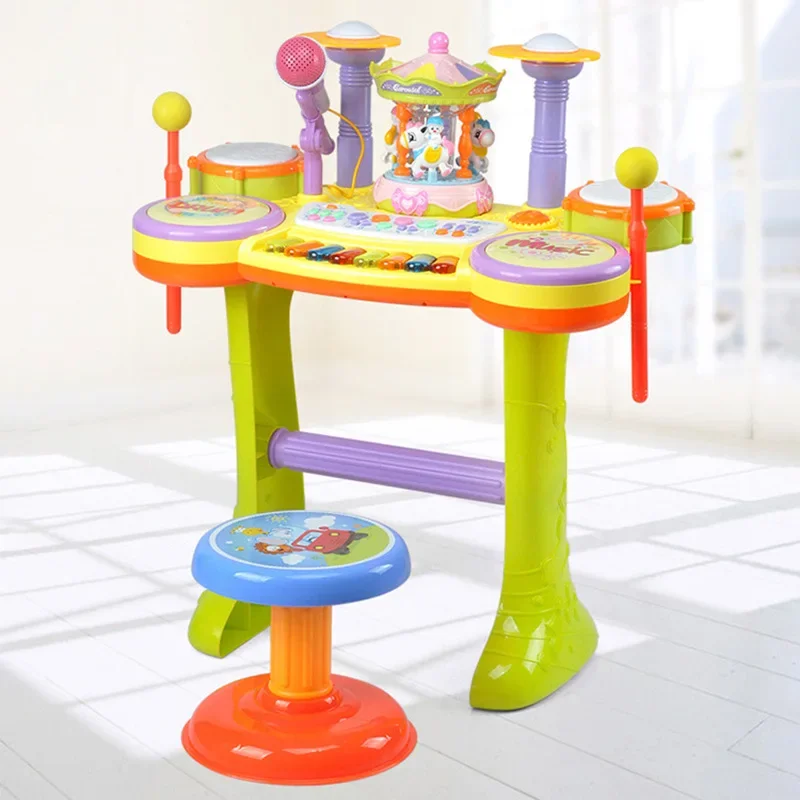 Neues Produkt Kinder Multifunktionales Musikinstrument Spielzeug Elektronische Orgel Tastatur Musik Klavier