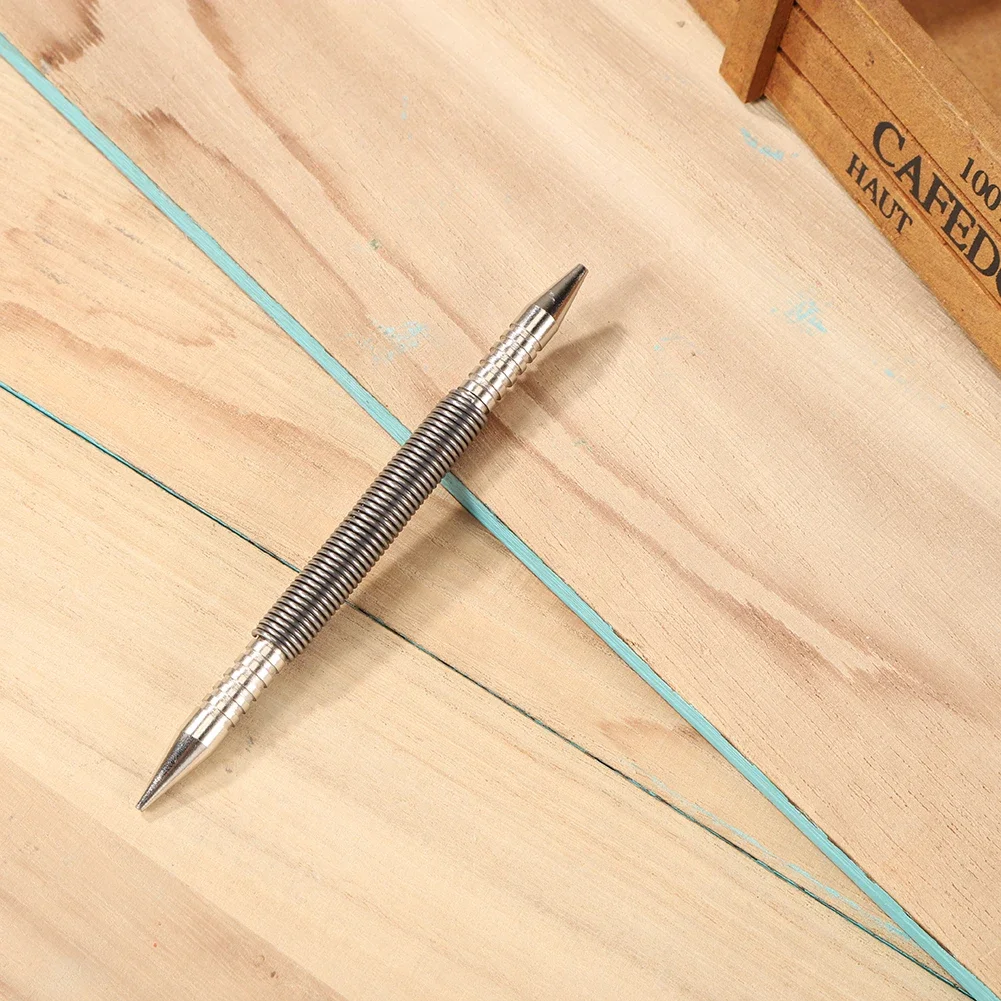 أداة نابضة مجموعة أظافر بدون مطرقة ، لكمة ثقوب مركزية ، علامات محملة ، مثقاب خشبي معدني ، إزالة دبوس الباب