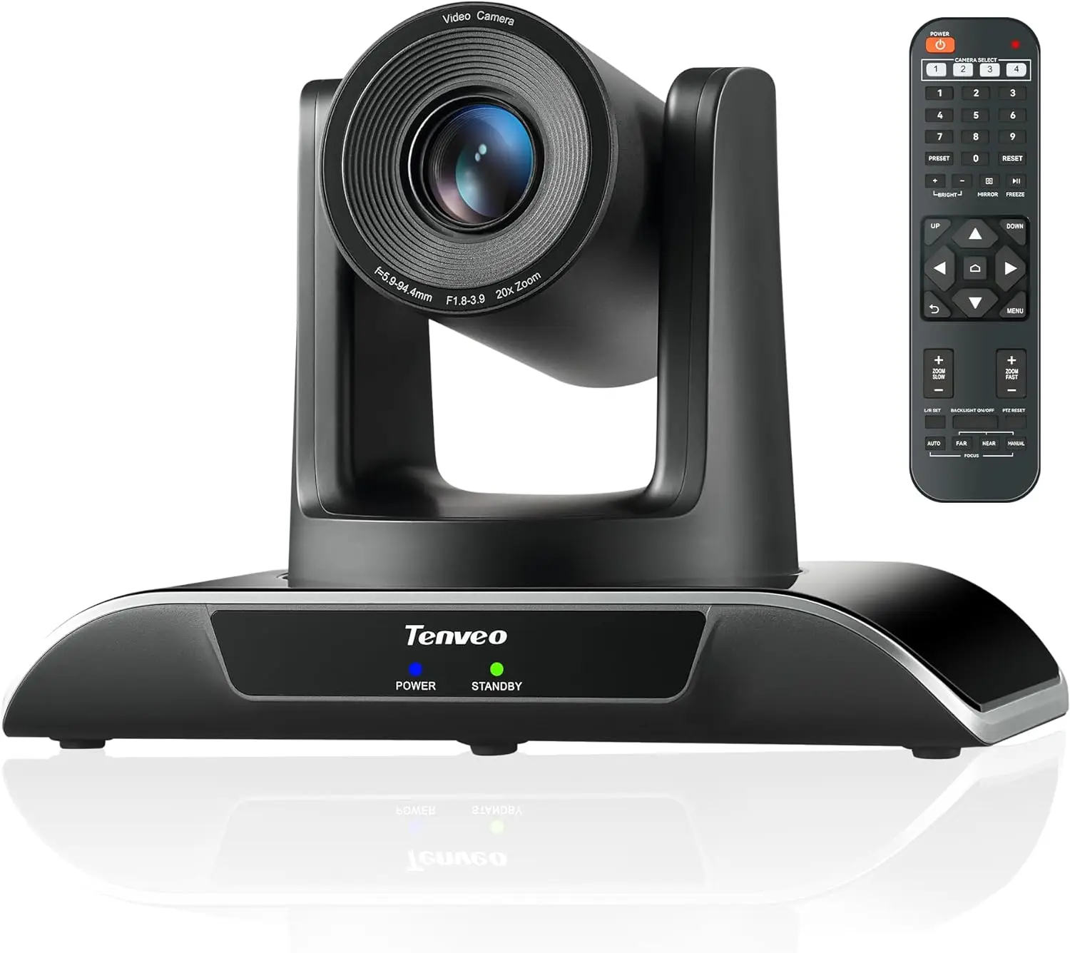 Tenveo Conference System VHD20U+KB200Pro 2.38MP 1080p 60fps Video Camera And 4D Joystick Controller For Ptz Camera