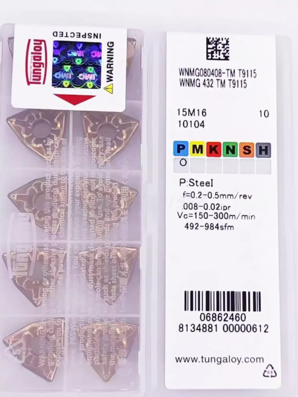 TUNGALOY WNMG0604 WNMG080404 WNMG080408 WNMG080412 T9125 T9215 T9225 AH630 AH8015 NS530 NS9530 AH725 Carbide Insert WNMG insert