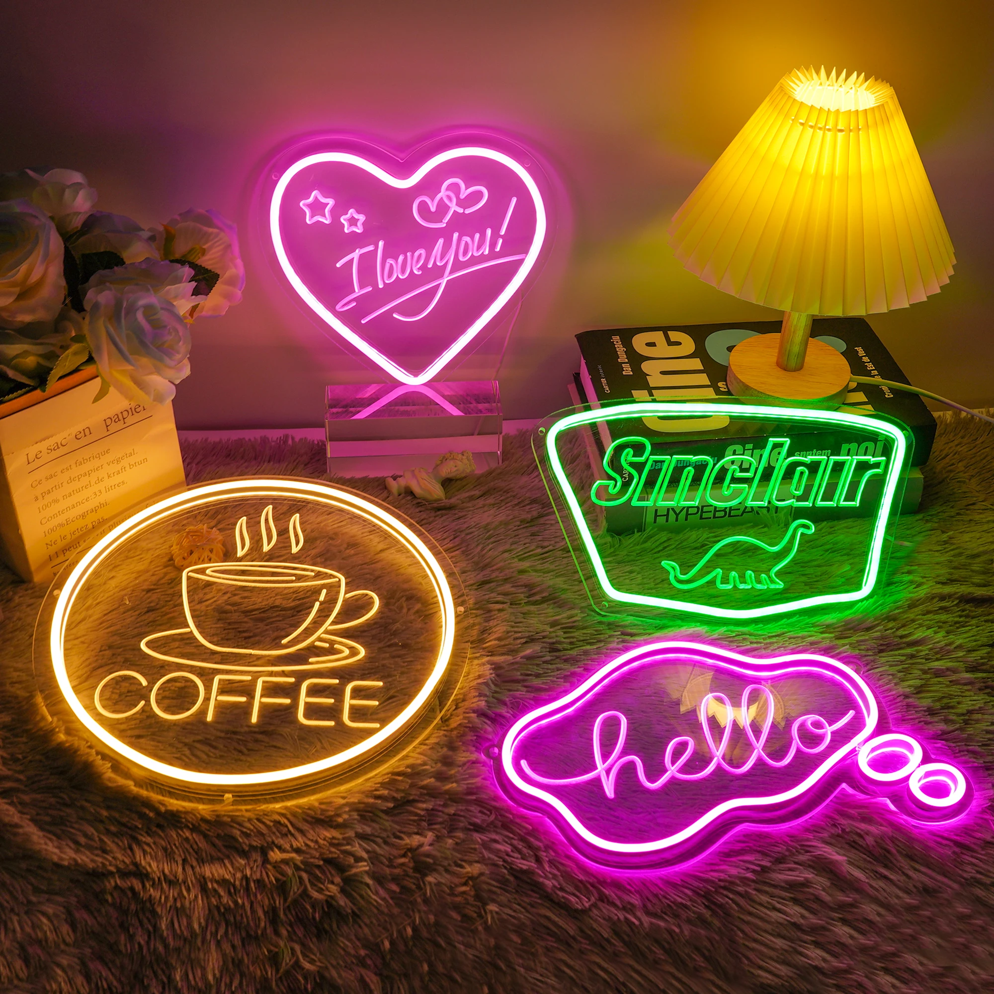 Custom Neon Sign Engrave Art Neon Signs USB Led Light Sign Baby Room Wall Decor Wall Decor Wedding Event Aesthetic