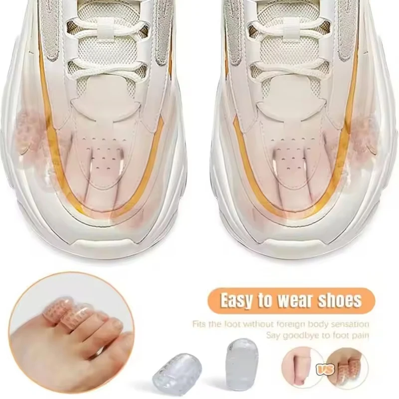 5/10/20 PCS Atmungsaktive Silikon Zehenschutz Abdeckung Transparent Verhindern Wasser Blasen Schwielen Bequeme Elastische Schutz – Detail 11