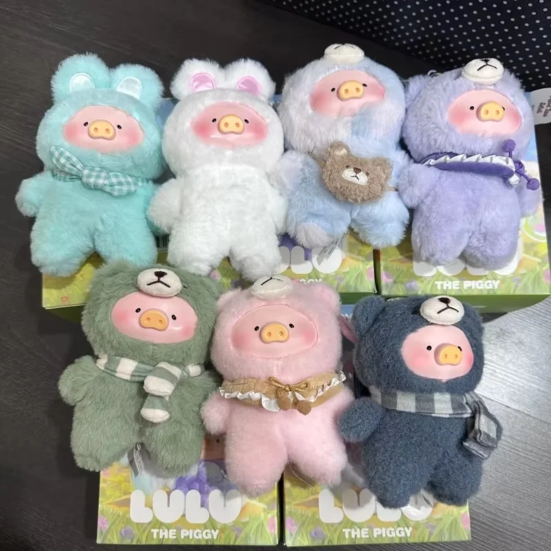 

LULU Pig V2 V1 Panda Canned Pig Vinyl Plush Blind Box Cute Pig Doll Mystery Box Bag Pendant Decoration Girl Surprise Toy Gift