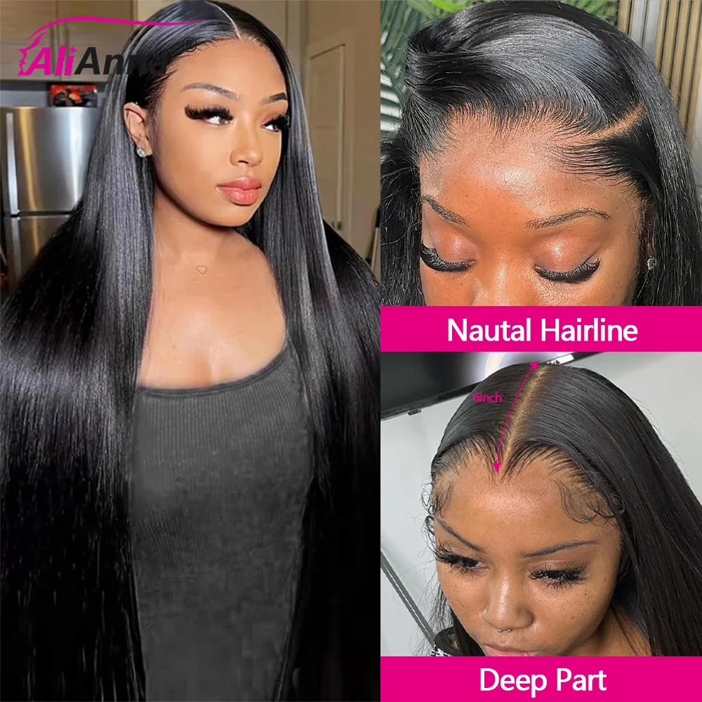 13x6 Frontal Lace Only Straight Human Hair Transparent HD Lace Frontal Raw Hair Frontal Pre Plucked With Baby Hair Fast Shipping