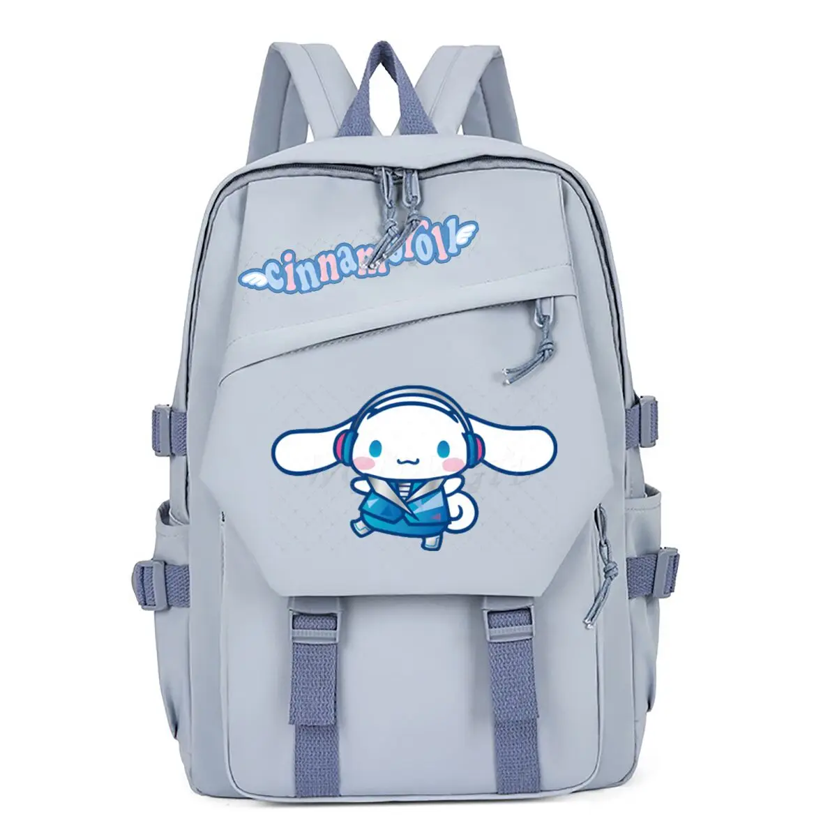 

Школьный рюкзак, сумки для подростков, Kawaii, школьные ранцы с героями мультфильмов Cinnamoroll, детский рюкзак для женщин и девочек, сумки с зарядкой через USB