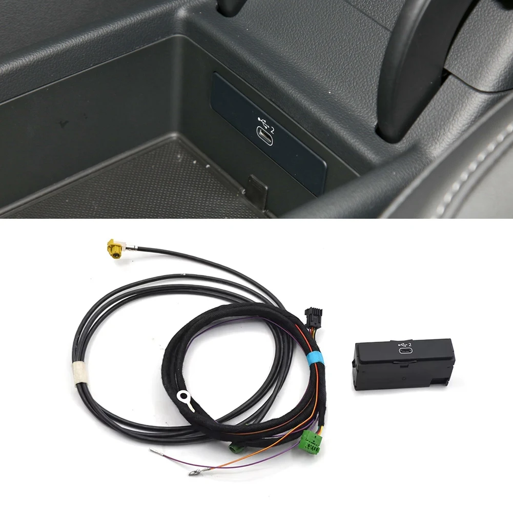 Super Sale For AUDI A4 S4 A5 S5 Q5 2016-2024 MIB3 6pin USB C Type C Link Phone Port 8W0 035 708 A 8W0035708A