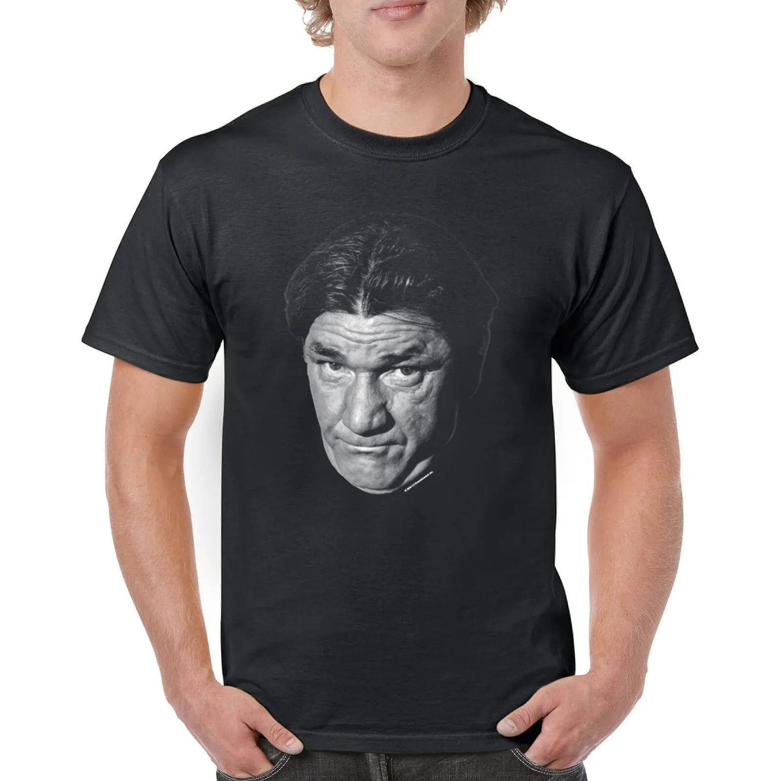 Shemp The Three Stooges T-shirt 3 American Legends Curly Moe Larry Men's Tee