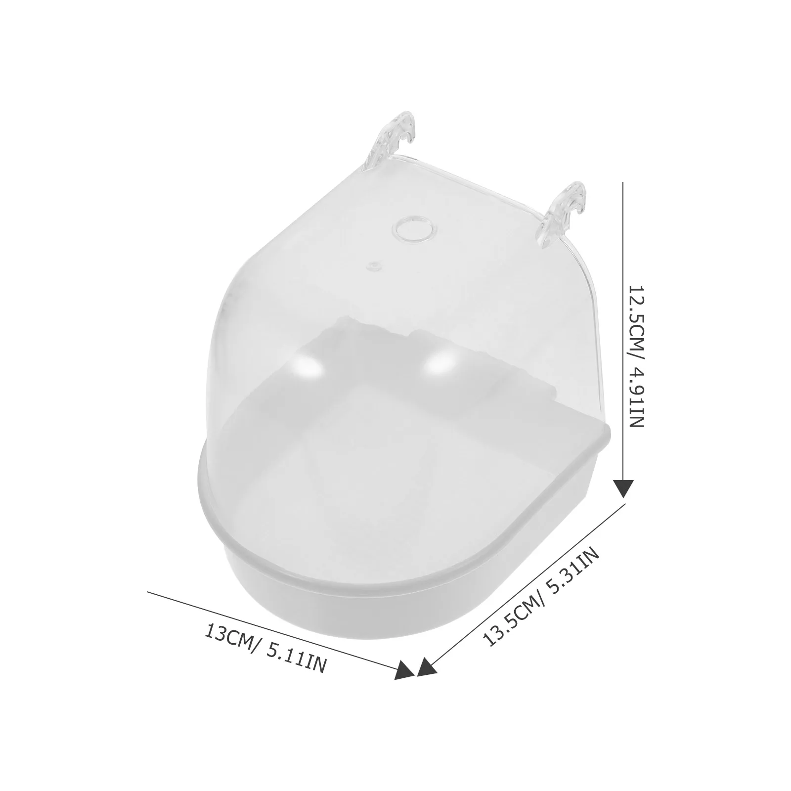 

Multi Caged Bird Small Birds Canary Parrot Covered Eco-Friendly Plastic White Color Assorted Non-Toxic Lightweight Pet Supplies