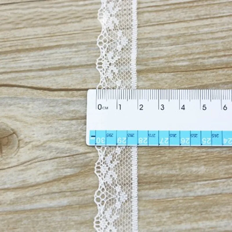 (10 yards/roll) 20mm White Lace fabric Webbing Decoration  gift packing Material DIY Wedding Dress Clothing