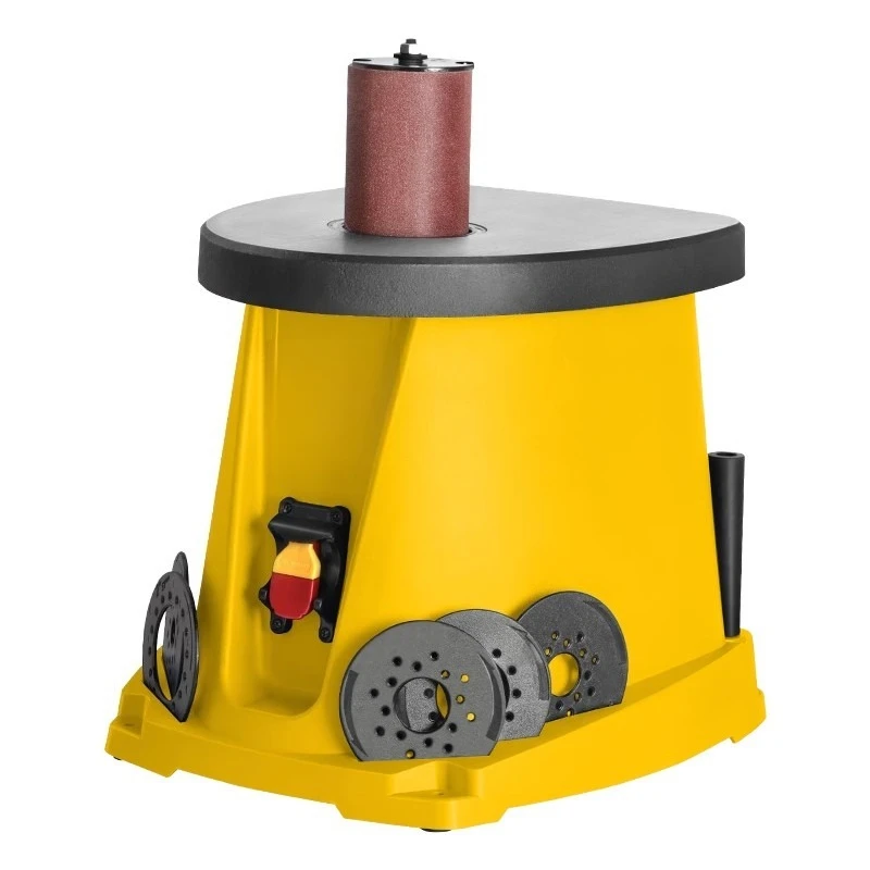 Desktop Belt Sander Variable Speed 14 Inch Disc For Inner Arc Polishing Musical Instrument Furniture Woodworking