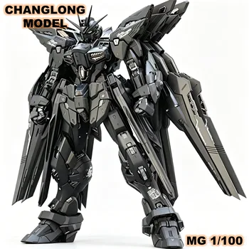 CHANGLONG 7701 MGEX 1/100 Zgmf-X20a Strike Freedom Czarny Zestaw Modelarski do Składania Model Plastikowy Prezent Zabawka Figurka Akcji Anime Robot