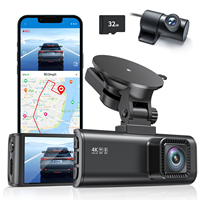 Redtiger F7NP 170 Large Angle 4k Wireless Front and Rear Dual Camera WIFI Dash Cam for Retailer