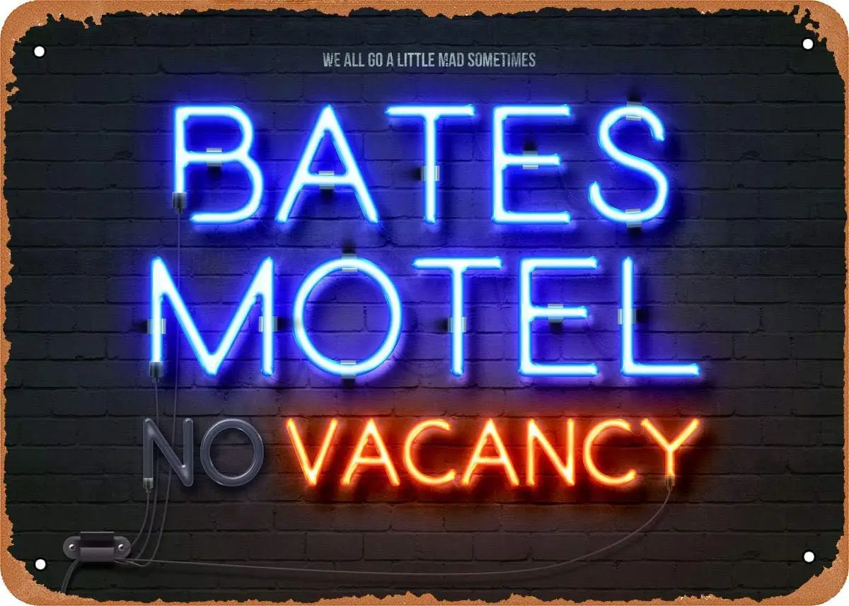 Motel Neon Signs es - Vintage Metal Tin Sign for Home Bar Pub Garage Decor Gifts-aluminum