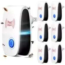 Plug-In Ultrasonic Pest Repeller,Electronic Insect Control,Mosquito Repellent For Home,Repels Mice Ants Spiders Cockroaches