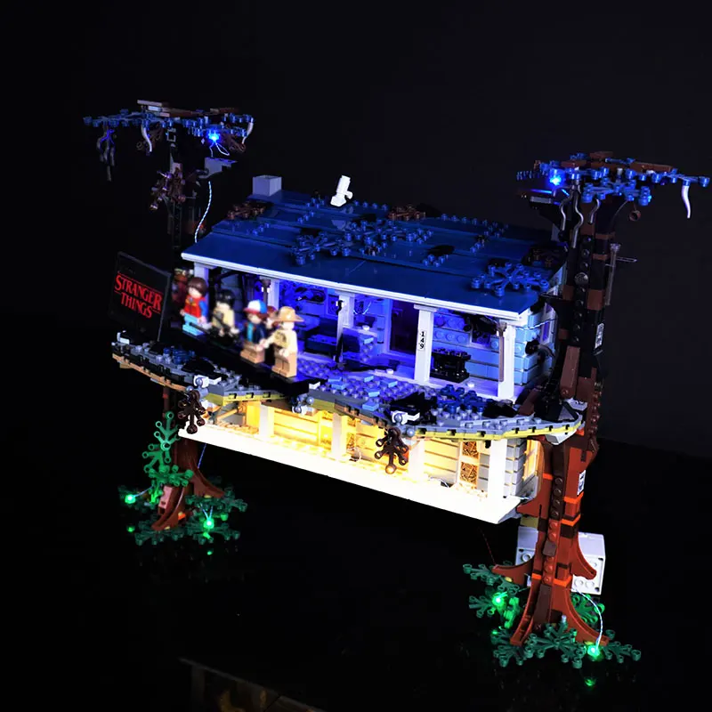Kit luce LED per LEGO 75810 Stranger Things Le idee capovolte Regalo fai da te (Non includere blocchi di costruzione Kit di mattoni Imposta modello)