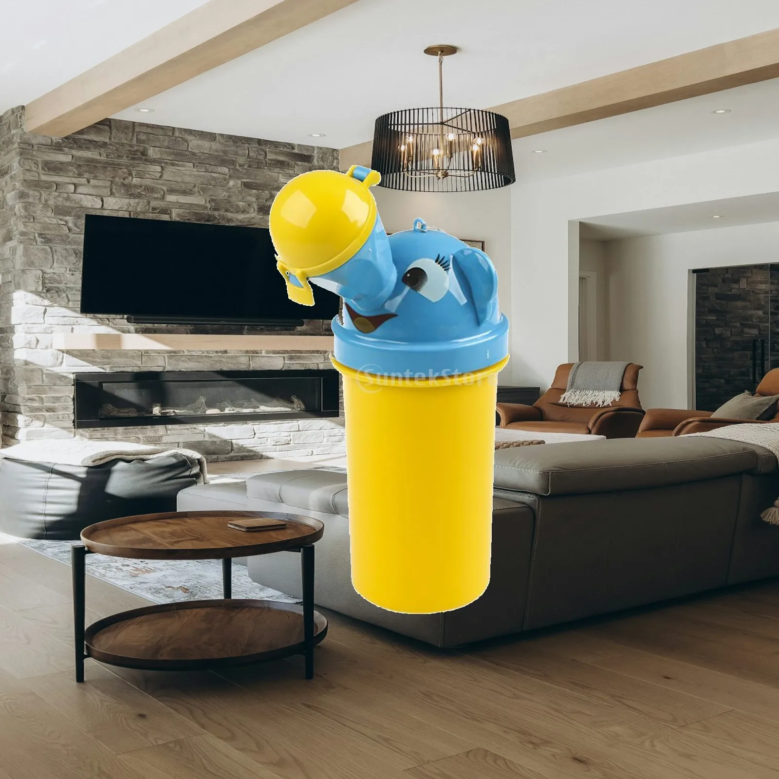 Portable Pee Bottle Cute Kids Urinal Baby Toilet Pot Training Accessory for Travel Car Emergency Use