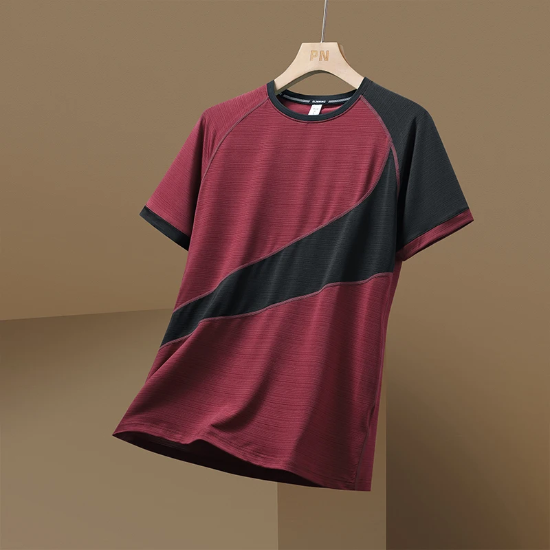 

Quick Dry Sport T Shirt Men'S 2024 Short Sleeves Summer Casual Print Plus OverSize 3XL Top Tees GYM Tshirt Clothes