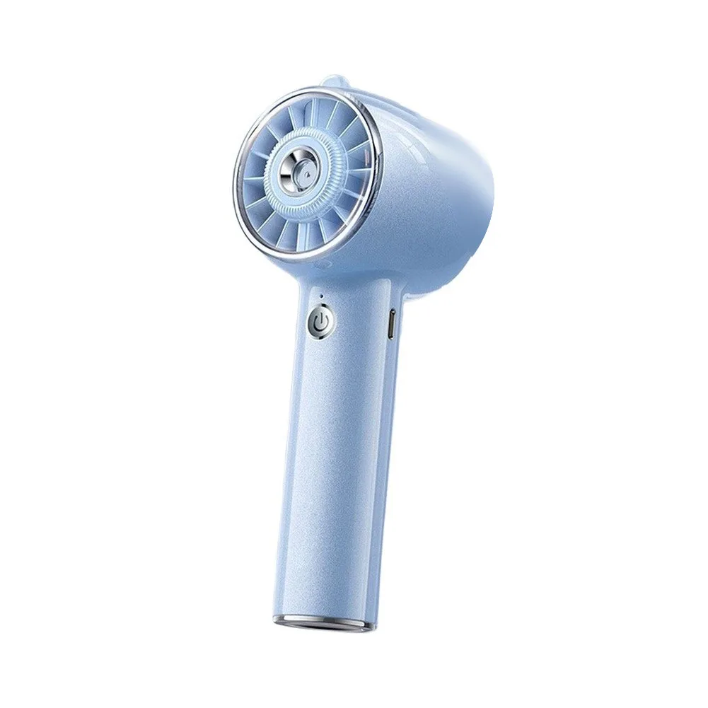 Small Misting Fan with 6000mAh Integrated For Battery for Continuous For Cooling During Long Drives Outdoor Gatherings Travel