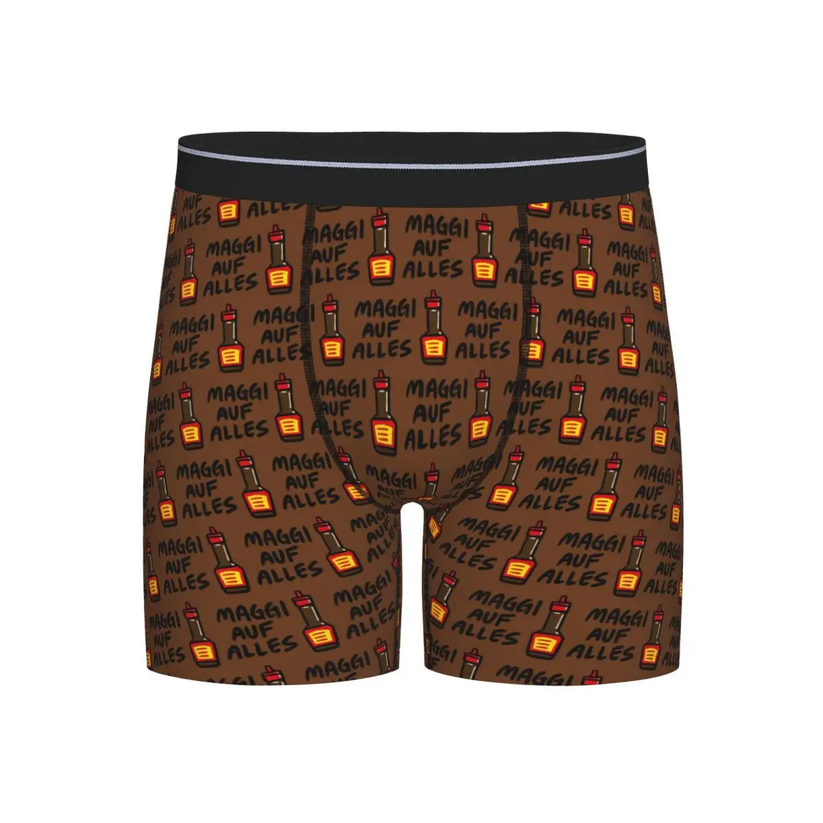 

Long Boxer Underpants Shorts Maggi Auf Alles (Deutsch) Panties Men's Soft Underwear for Homme Man Boyfriend Gifts