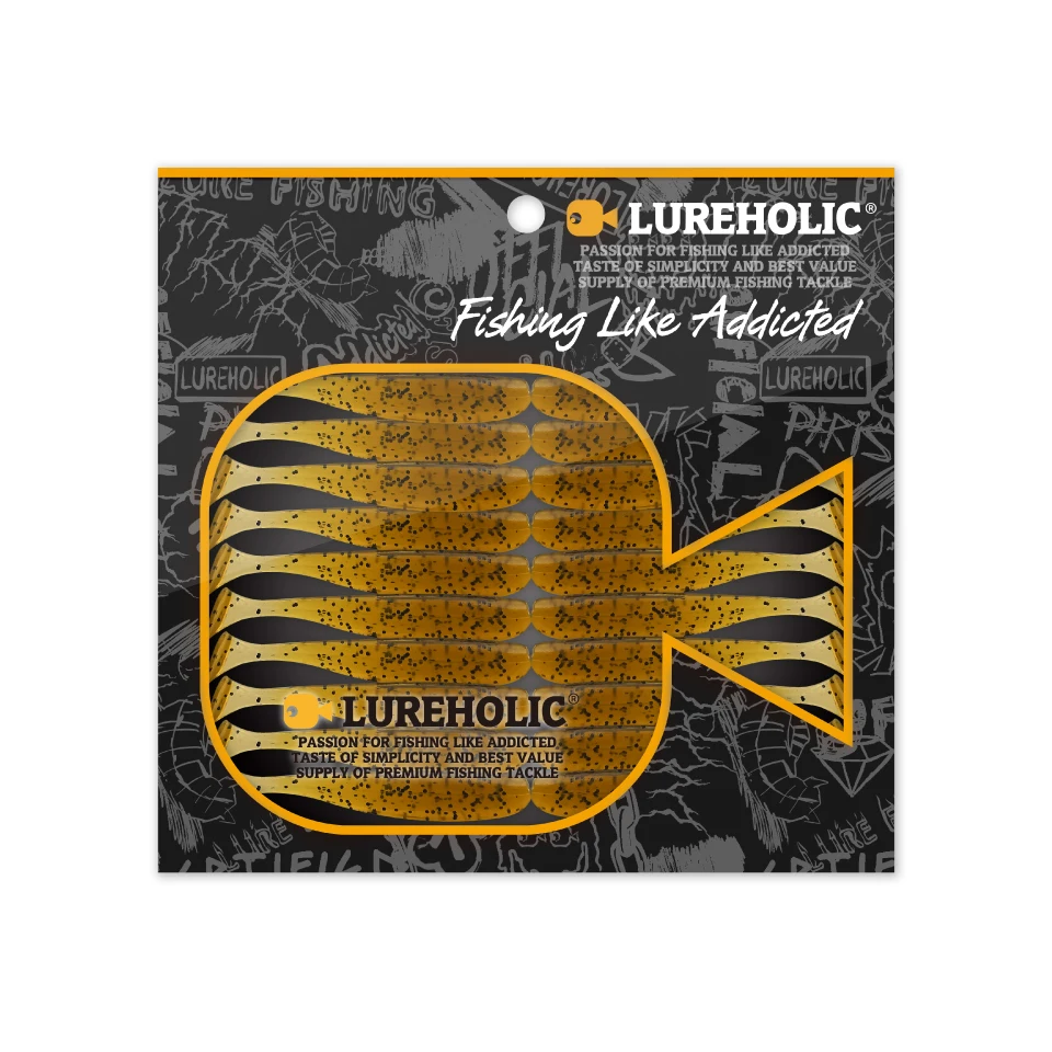 LUREHOLIC 1.5" 3cm Aji Paddle Tail Soft Baits 20pcs Lure Fishing for Rock Fishing Finesse Fishing view 5