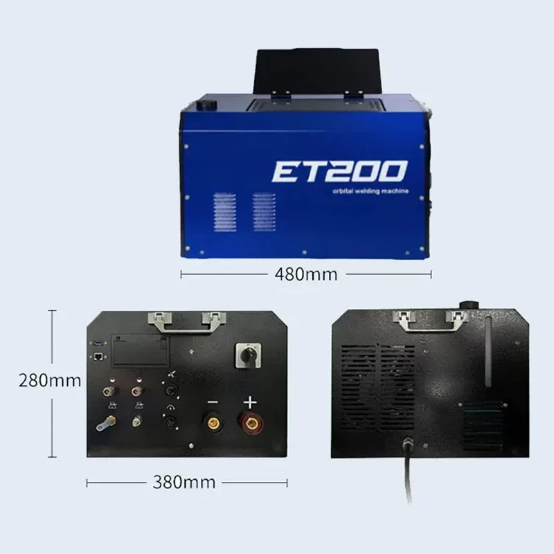 All-Position Pipe Welder Portable ET200 Automatic Welder for U-Shaped Thin-Walled Round Pipes in Enclosed Clean Pipe(Customized)