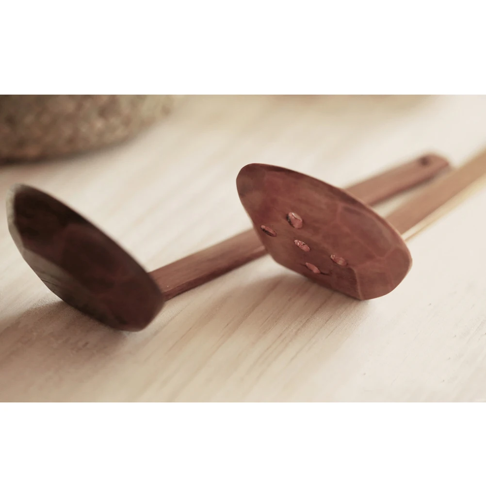 

Natural Wooden Long Handle Heat Resistant Spoon Non-Toxic Cooking Soup Mixing Spoon For Kitchen Restaurant Handmade
