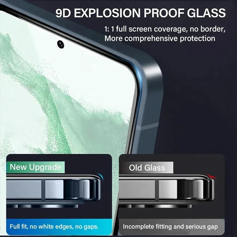 2PCS Fingerprint Unlocking Tempered Glass For Samsung Galaxy S24 Ultra S23 S21 S20 FE S24 S23 S22 Plus Glass Screen Protector image 2
