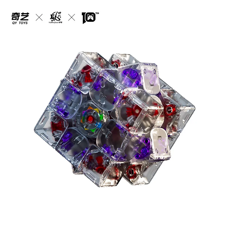 

[JudyCube] Qiyi XMD Tornado V4M 10th Anniversary Limited Edition 3x3 Magnetic Magic Cube Qiyi Tornado Ride the Wind