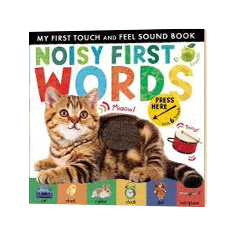 

Noisy First Words, Baby Children's books aged 1 2 3, English picture book, 9781848698499