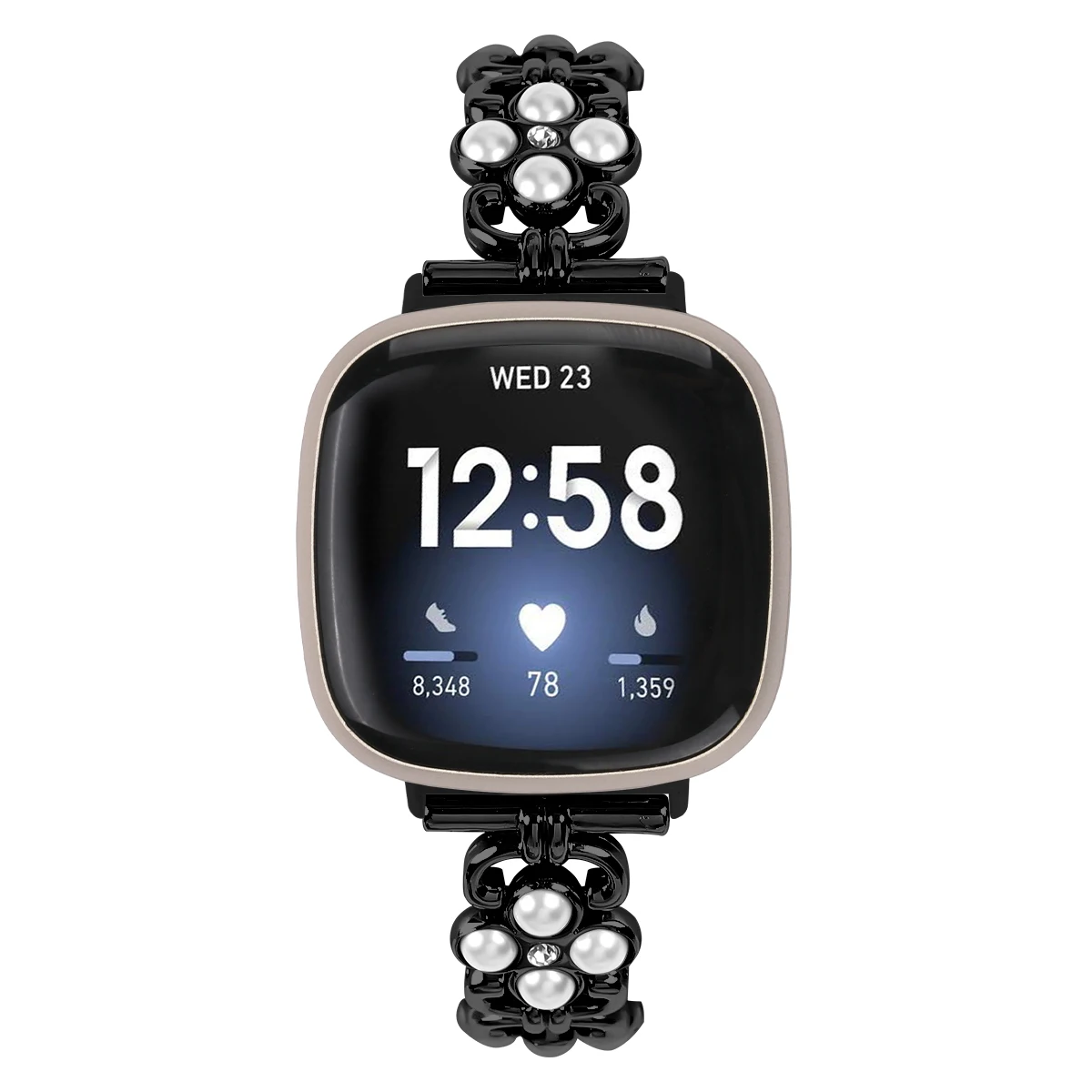 Pulsera de joyería de Metal para Fitbit Versa 3, correa de reloj de repuesto para Fitbit Versa4, accesorios de pulsera