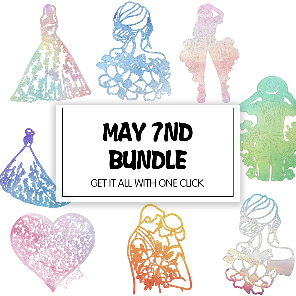 

Новое поступление 2022, металлические Вырубные штампы для невесты, женщин, девушек, вырезанные штампы для карт s