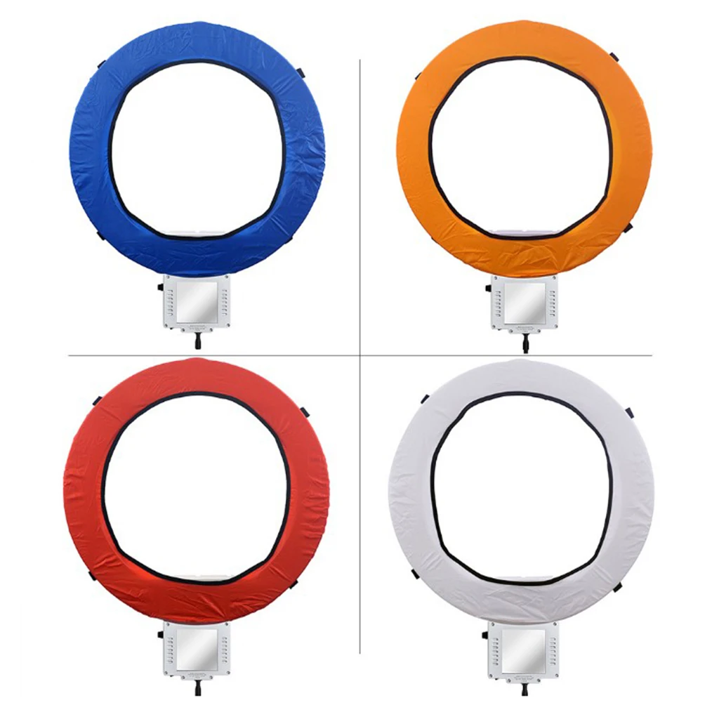 Foldable Video Softbox Diffuser Cloth Elastic Cover for 12"Ring Light fluorescent flash light Photography Soft Diffuser Cloth