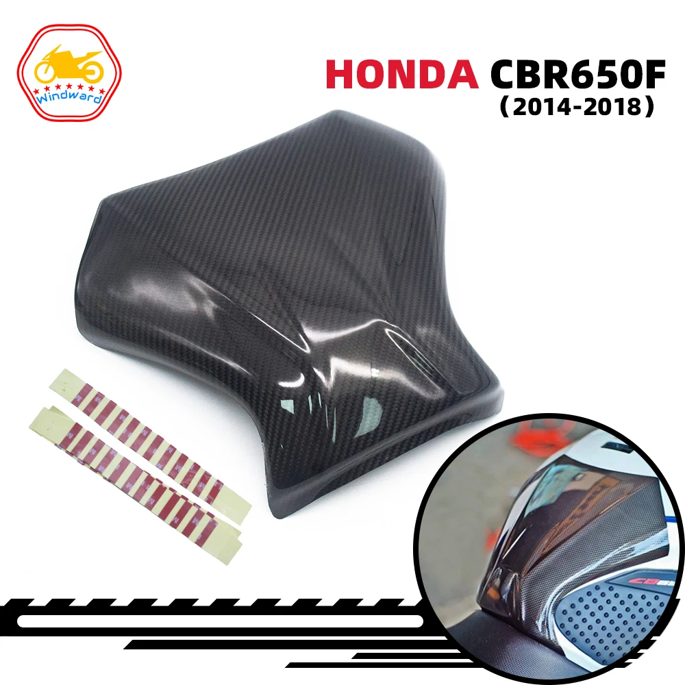 Motorcycle Accessories Carbon Fiber Fuel Tank Pad Protector Fuel Tank Protector Fits For Honda CBR650F 2014 2015 2016 2017 2018