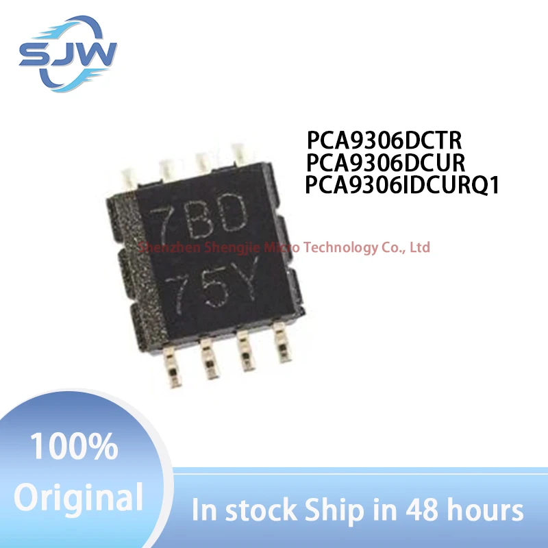 

PCA9306DCTR PCA9306DCUR PCA9306IDCURQ1 screen printing 7BD 7BDY CCUS encapsulation VSSOP8 Converter/Level Shifter