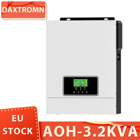 DAXTROMN POWER 3000W 3.2KVA Solar Inverter, Built-in 80A MPPT Solar Controller, 24V 230VAC 50/60HZ Hybrid System, 400VDC Input