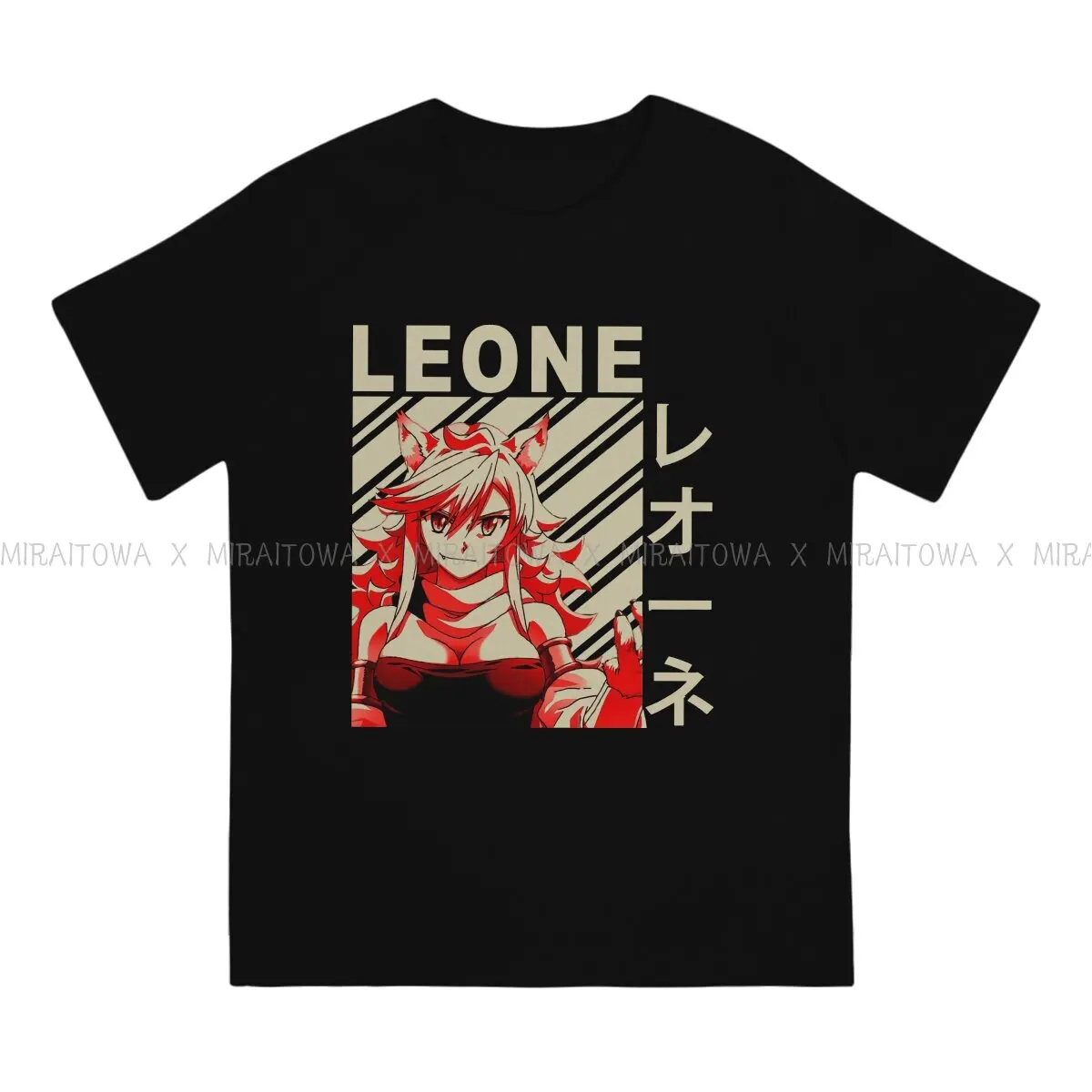 Akame ga Kill Leone T Shirt Harajuku Gothic Men's Tshirt Oversized O-Neck Men Clothes