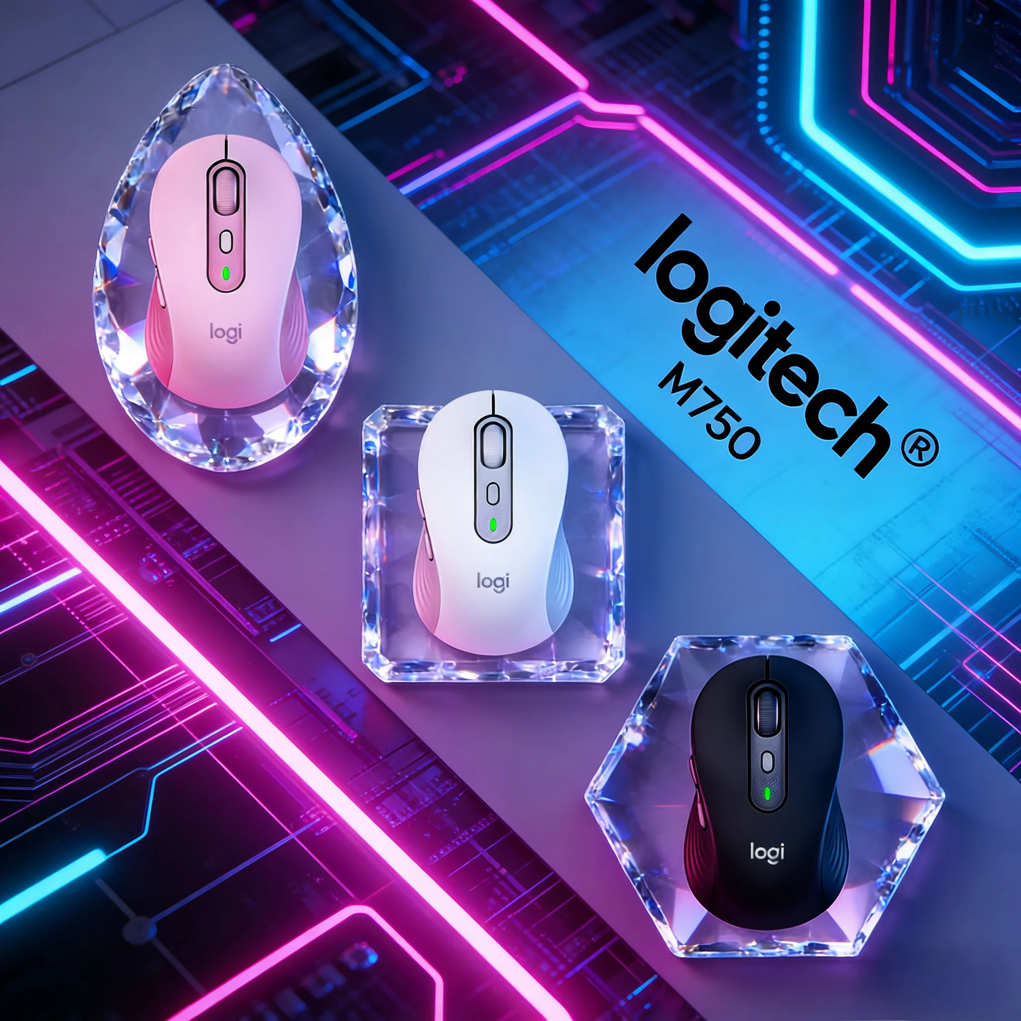 Best Logitech Signature AI Edition M750 AI Button SmartWheel SilentTouch 24-Month Battery