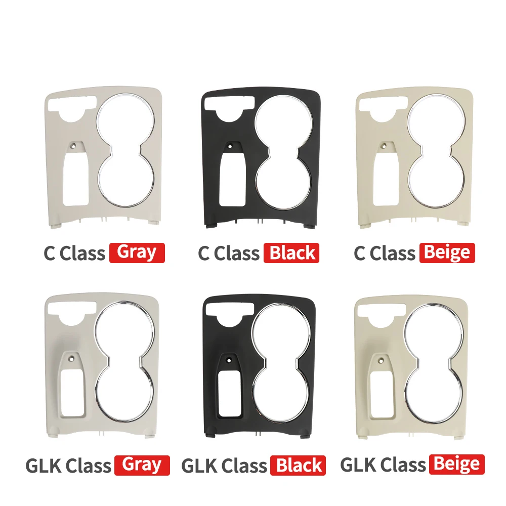 Für Mercedes Benz W204 X204 GLK C Klasse Auto Mittelkonsole Getränkehalter Zierabdeckung Ersatz Armlehne Box Panel 2046800307 – Detail 5