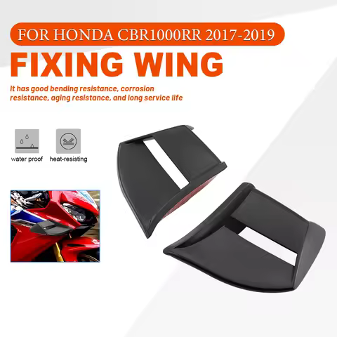 Fixed Wind wing For Honda CBR1000RR CBR 1000 RR 2017-2019 Motorcycle Fairing Parts Aerodynamic Winglet Windshield Spoiler