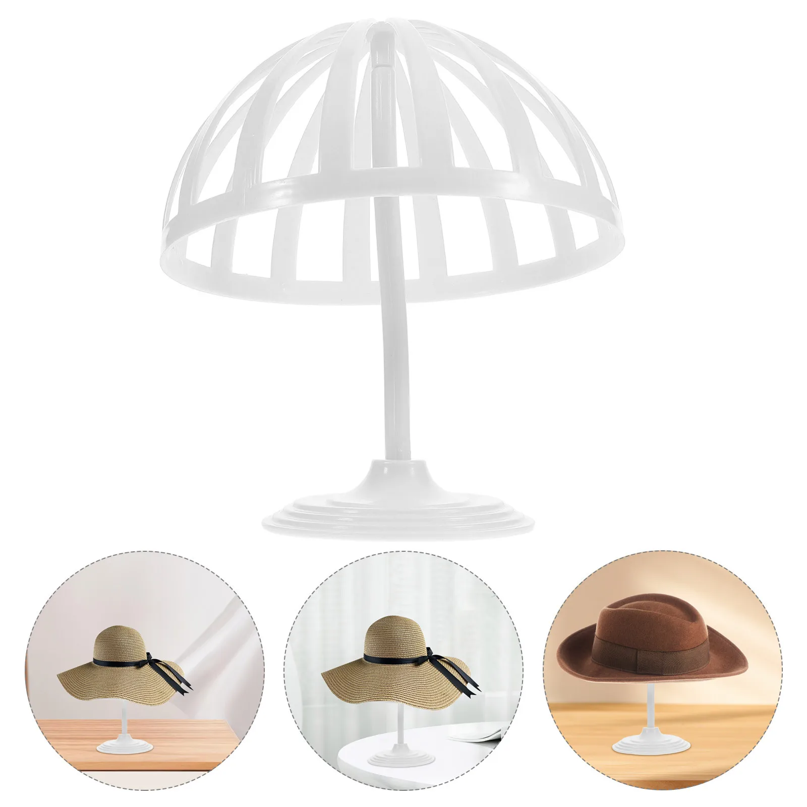 Hat Stand Baseball Caps Domed Organizer Rack Display Tabletop Bedroom Closet Dresser Countertop Storage Hat Shaper Stand
