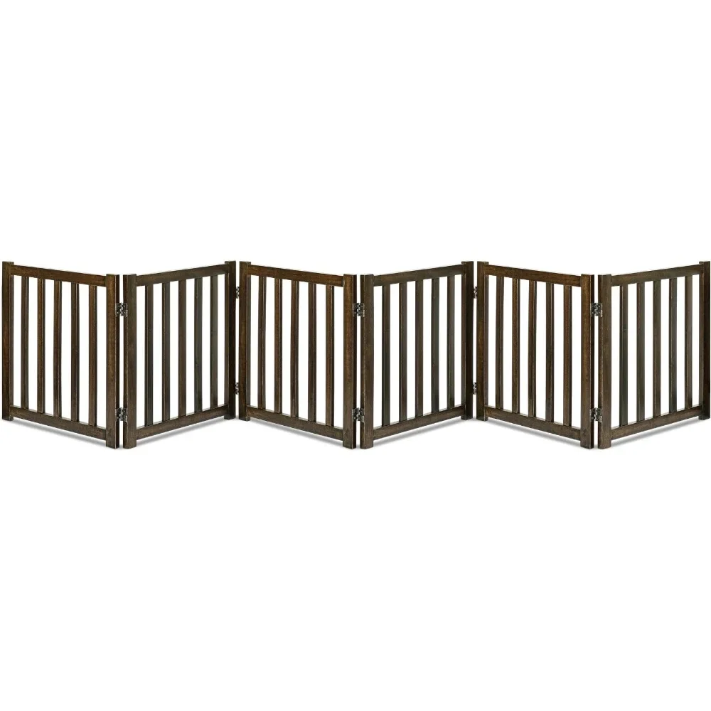 

Fence Nature Wood Dog Gates Garden Decorations Wooden Dog Gates for Doorways Free Shipping Solid Hardwood Freestanding Pet Gate